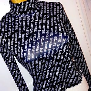 *FREE* “Babygirl” print long sleeve shirt